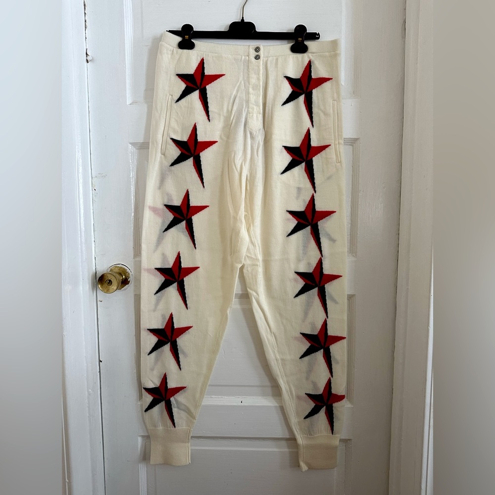 PERFECT MOMENT MERINO WOOL track pant STAR  NEW MEDIUM